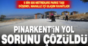 Pamukkale Belediyesi, Pınarkent’teki taş döşeme çalışmalarını tamamlandı
