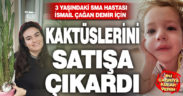 3 yaşındaki SMA hastası İsmail Çağan için kaktüslerini satışa çıkardı