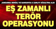 Terör operasyonunda Suriye uyruklu 5 şüpheli yakalandı