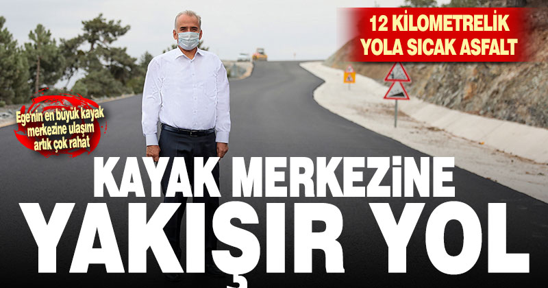 Başkan Zolan, Denizli Kayak Merkezi’nin yol sorununu bitirdi