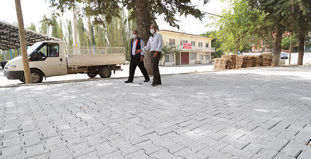 Uzunpınar parke taşına kavuştu