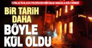 İstiklal’de tarihi ev yangında kül oldu