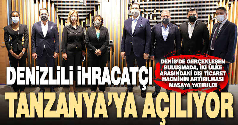 Tanzanya Büyükelçisi’nden DENİB’e ziyaret