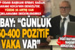 Denizli Tabip Odası Başkanı Erbay: “Denizli’de günlük 350-400 pozitif vaka var”