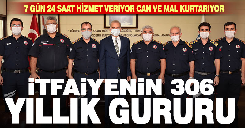 Başkan Zolan itfaiye teşkilatını kabul etti