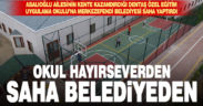 Merkezefendi Belediyesi’nden özel çocukların eğitimine spor sahası desteği