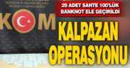 Denizli’de kalpazan operasyonu