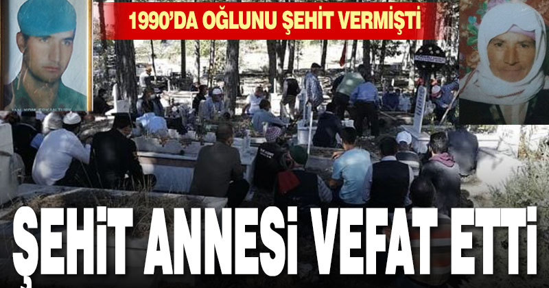 Şehit annesi Zeynep Türk vefat etti