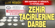 Uyuşturucu operasyonlarında 27 gözaltı 13 tutuklama