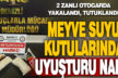 Uyuşturucu tacirleri otogarda kıskıvrak yakalandı: 2 tutuklama