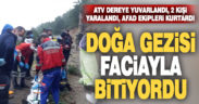 ATV ile doğa gezisi faciayla bitiyordu