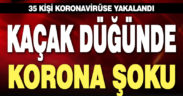 Kaçak düğünde koronavirüs şoku. 35 kişinin testi pozitif çıktı