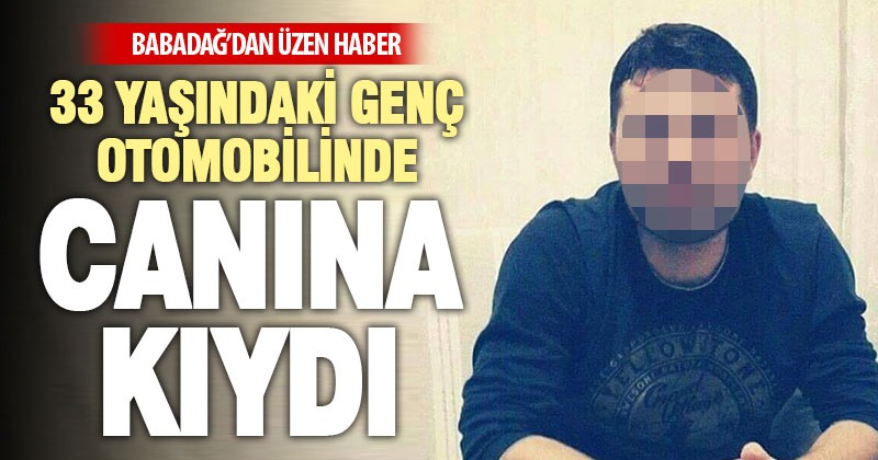 Genç demirci tabancayla kendini vurarak intihar etti