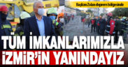 Denizli Büyükşehir Belediye Başkanı Osman Zolan, deprem bölgesinde