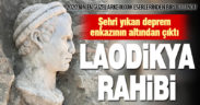 Laodikya Antik Kenti’nde 2 bin yıllık rahip başı heykeli bulundu