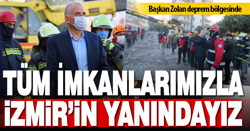 Denizli Büyükşehir Belediye Başkanı Osman Zolan, deprem bölgesinde