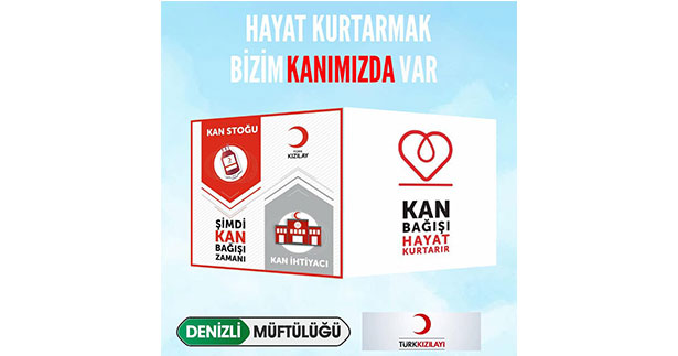 Müftülükten Kızılay’a kan bağışı desteği