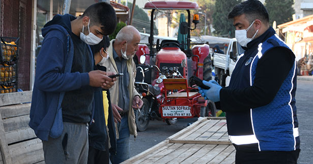Buldan’da pazarcı esnafına HES kodu sorgulaması