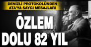 Denizli protokolünden Ata’ya saygı mesajları