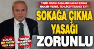 Denizli Tabip Odası Başkanı Erbay: Denizli’de günlük bin pozitif vaka görülüyor
