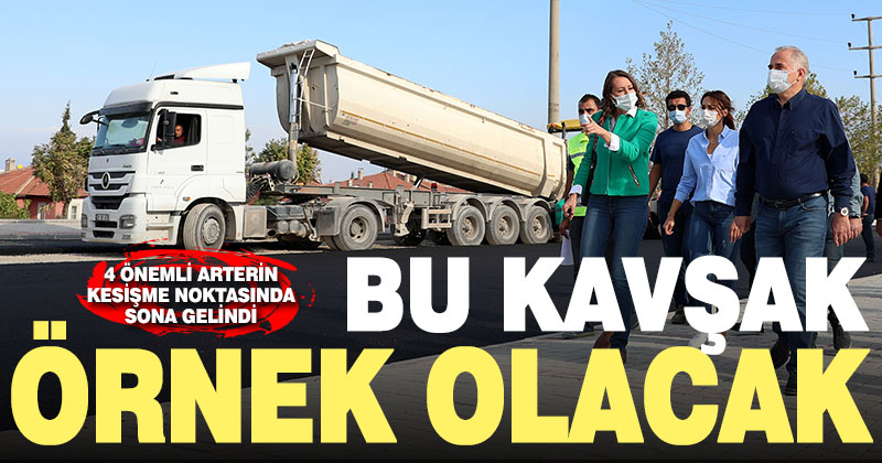 Büyükşehir’den örnek bir kavşak düzenlemesi daha