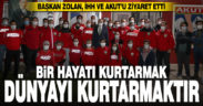 Başkan Zolan, İHH ve AKUT’u ziyaret etti