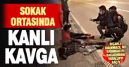 Üç sığınmacı arasındaki kavgada iki kişi bıçaklandı