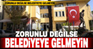 Buldan Belediyesi ziyaretçilere kapatıldı