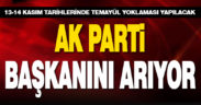 AK Parti’de il başkanlığı için temayül yoklaması yapılacak