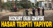 Bozkurt Belediyesi ekipleri, İzmir’de deprem hasar tespiti yapıyor