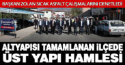 Beyağaç sıcak asfalta kavuşuyor