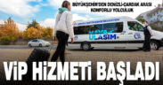 Büyükşehir’den uçak konforunda hizmet