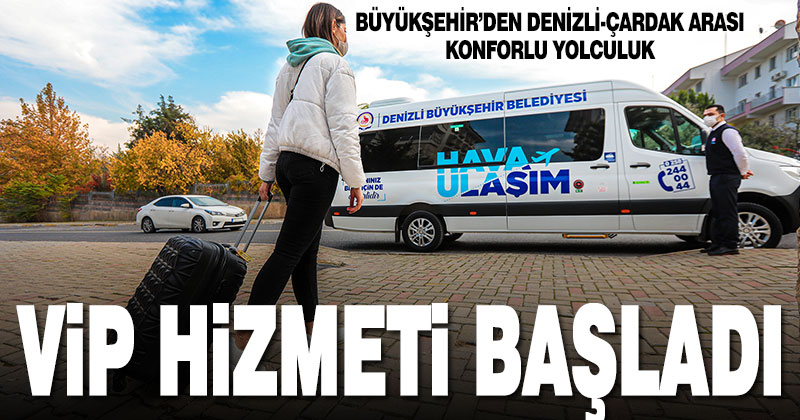 Büyükşehir’den uçak konforunda hizmet