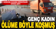 Yayanın hayatını kaybettiği motosiklet kazasının görüntüleri ortaya çıktı