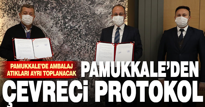 Pamukkale’de ambalaj atıkları ayrı toplanacak