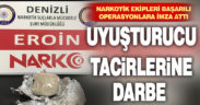 Polisten uyuşturucu tacirlerine darbe üstüne darbe
