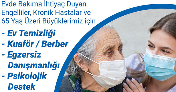 Merkezefendi Belediyesi’nden evde bakım hizmeti