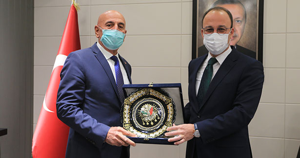 Denizli MHP’den, Başkan Örki’ye ziyaret