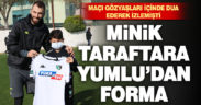 Denizlisporlu Yumlu’dan takıma gözyaşlarıyla destek veren minik taraftara forma