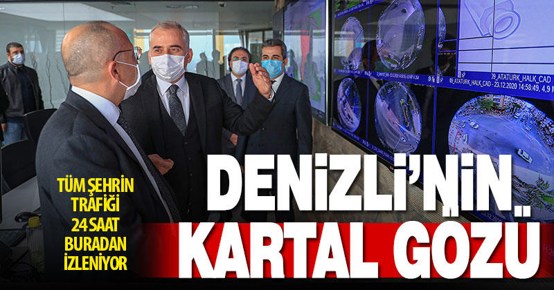 Denizli trafiğinin kalbi burada atıyor