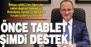 2 bin öğrenciye tablet dağıtan Pamukkale Belediyesi, nakdi eğitim yardımına başladı