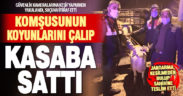 Komşusunun koyunlarını çalıp kasaba satan hırsız tutuklandı
