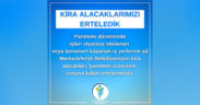 Merkezefendi Belediyesi kira alacaklarını erteledi
