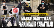 Özel İnsanlar Derneği, Dünya Engelliler Günü’nde maske dağıttı, farkındalık yarattı