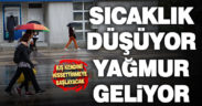 Denizli’de hava sıcaklıkları düşecek, yağış gelecek