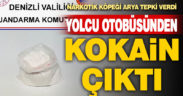 Arya tepki verdi, otobüste koltuğun altından kokain çıktı