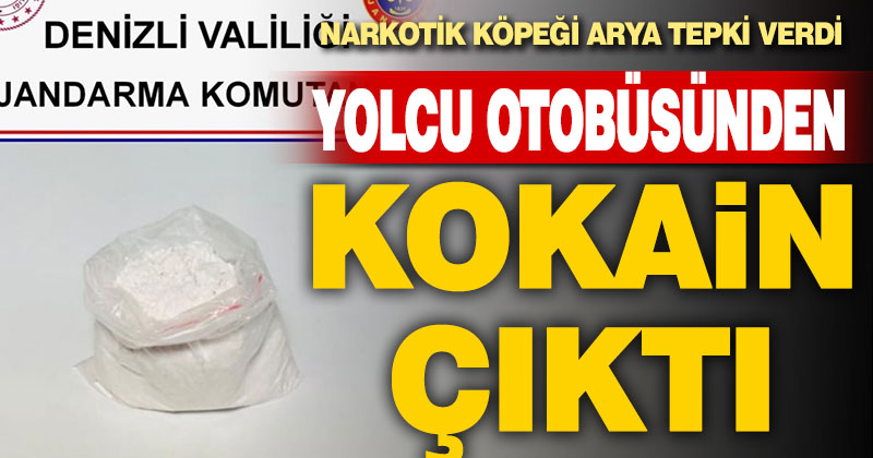 Arya tepki verdi, otobüste koltuğun altından kokain çıktı