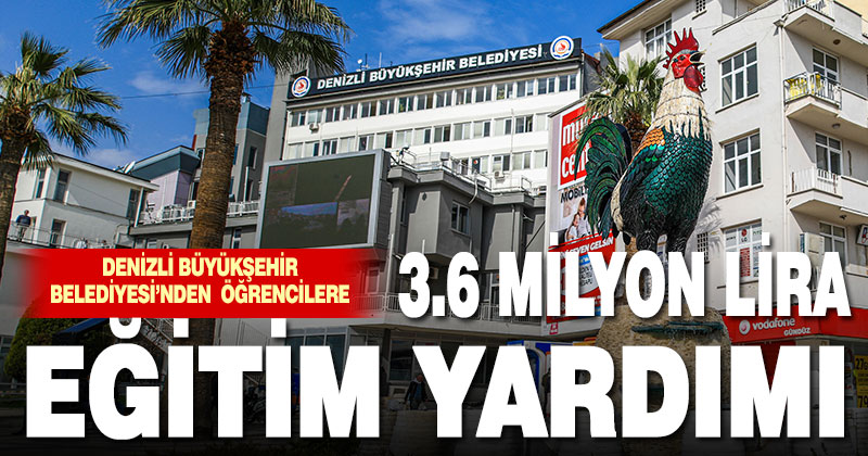 Büyükşehir’den öğrencilere 3,6 milyon TL destek