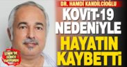 Denizlili Dr. Hamdi Kandilcioğlu, Kovit-19 nedeniyle öldü
