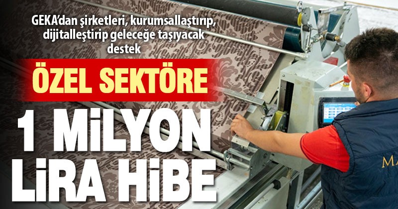 GEKA, özel sektöre 60 bin lira hibe ile danışmanlık desteği verecek